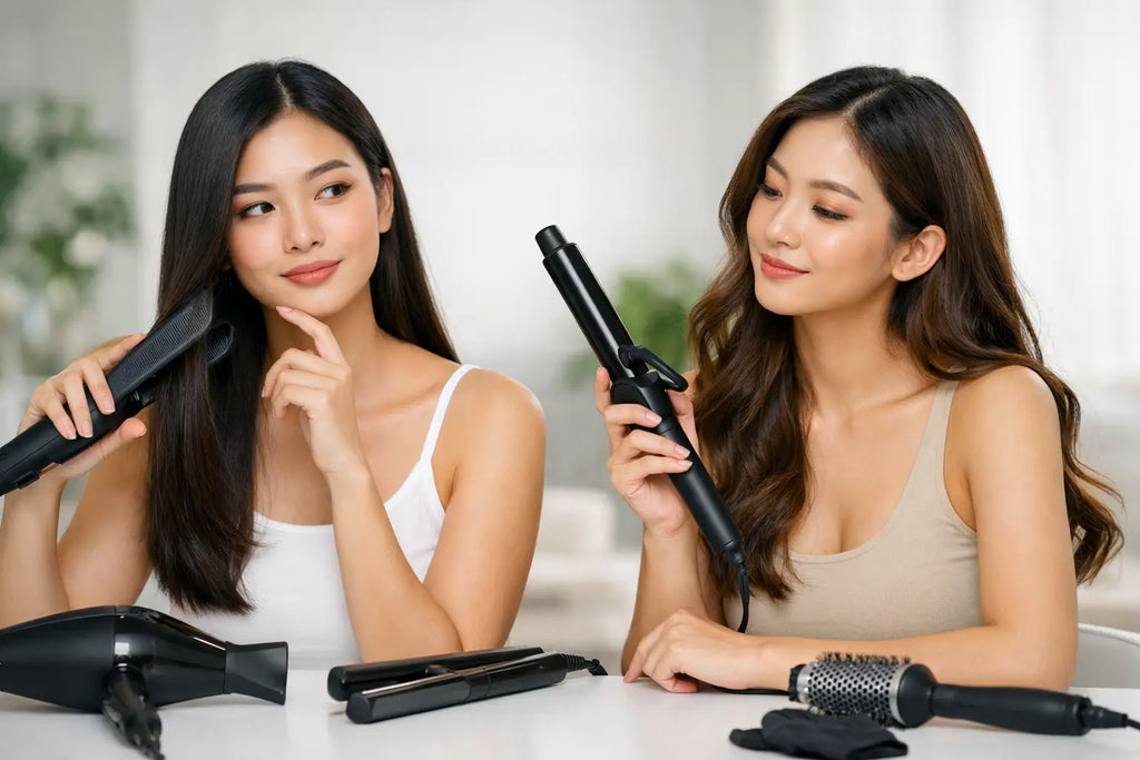 Which Hair Tool Gives Less Damage? Smart Choices