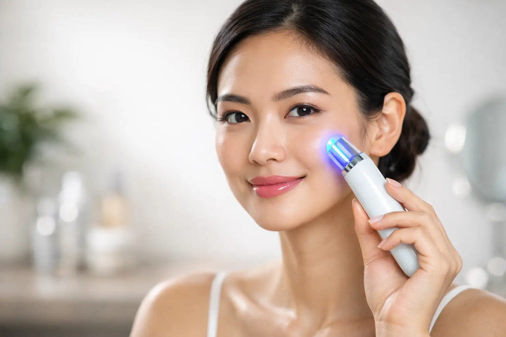 How to Use Blue Light Wand for Clearer Skin