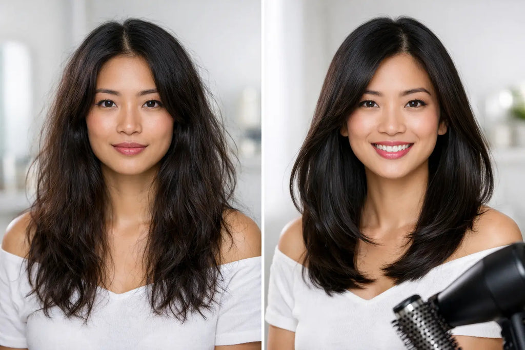 At Home Blowout Before and After Results