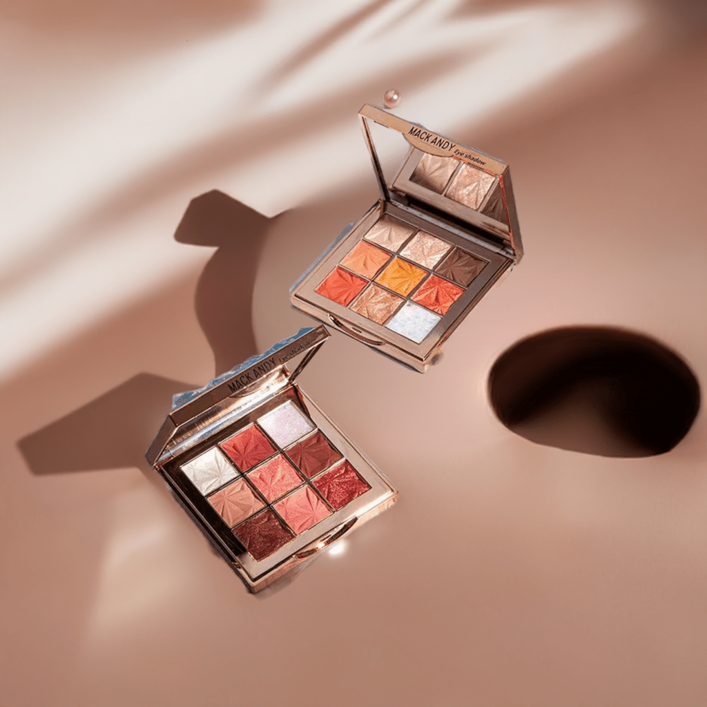 Aqua Glow Waterproof Nine - Color Eyeshadow Makeup Forever Palette - Glowup