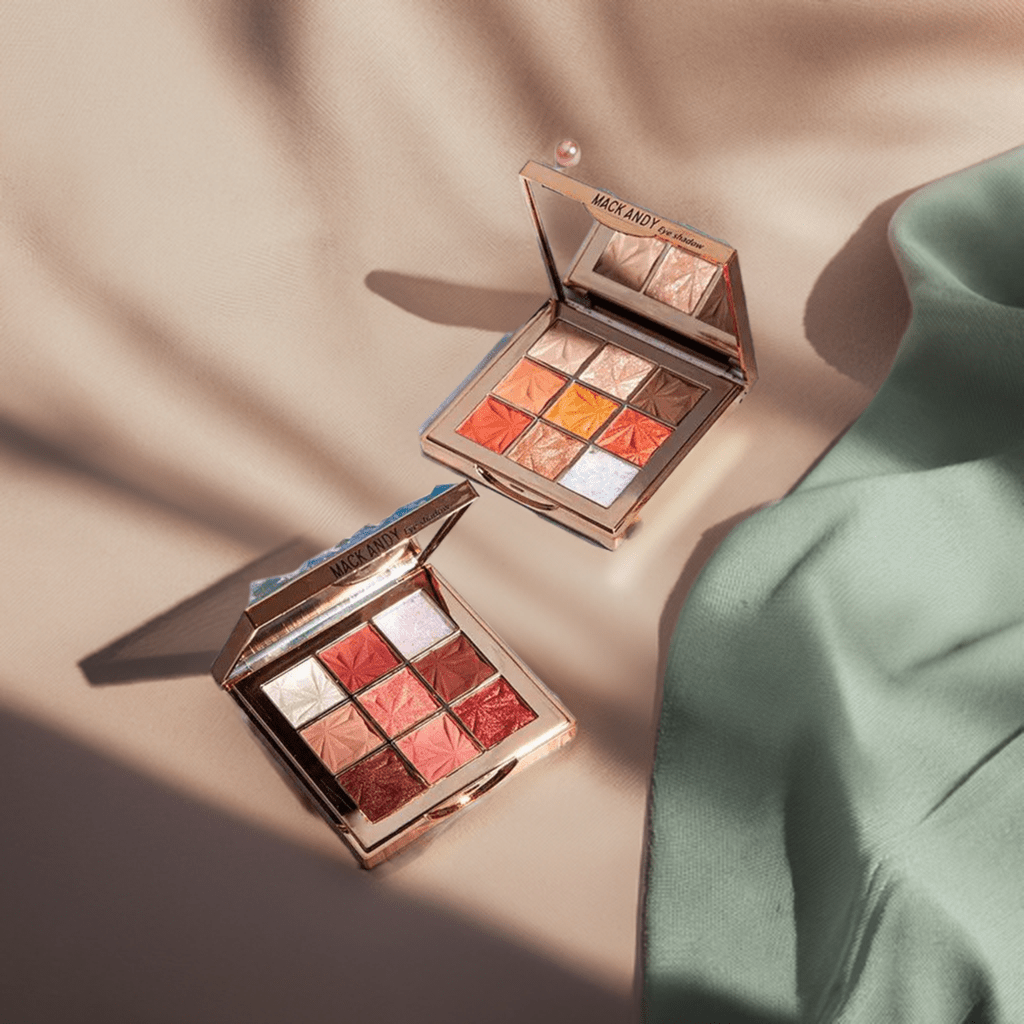 Aqua Glow Waterproof Nine - Color Eyeshadow Makeup Forever Palette - Glowup