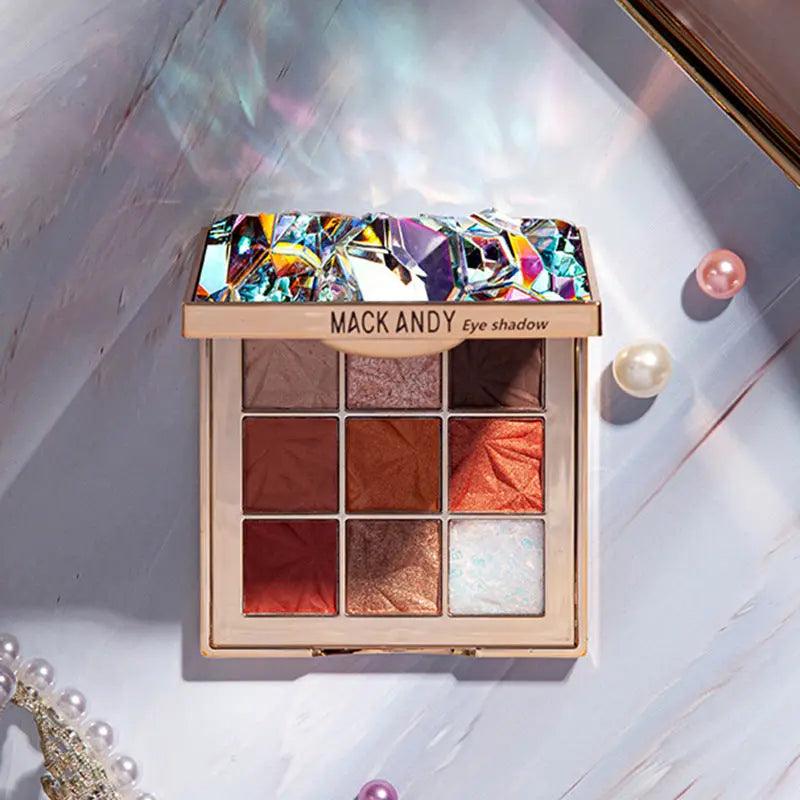 Aqua Glow Waterproof Nine - Color Eyeshadow Makeup Forever Palette - Glowup