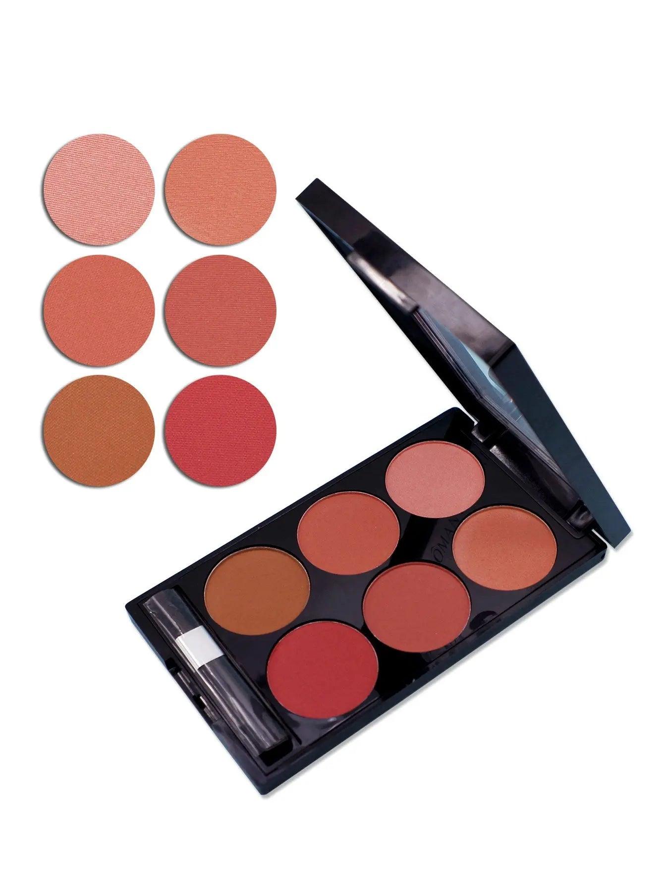 Chroma Glam Multi - Color Boutique Blush Palette - Glowup